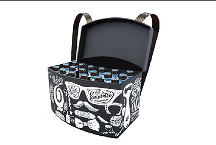 Render de Quilmes: mochila porronera
